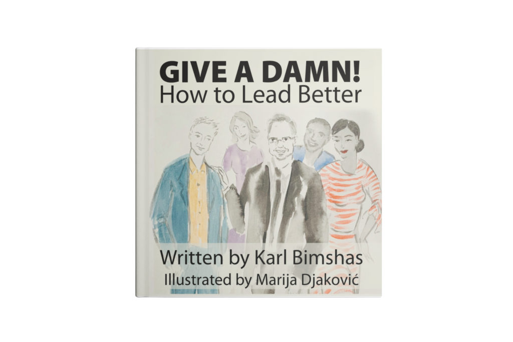 GIVE A DAMN BOOK by Karl Bimshas
